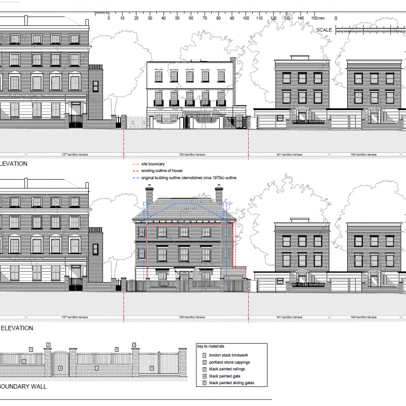 New house in London – Planning Permit drawing